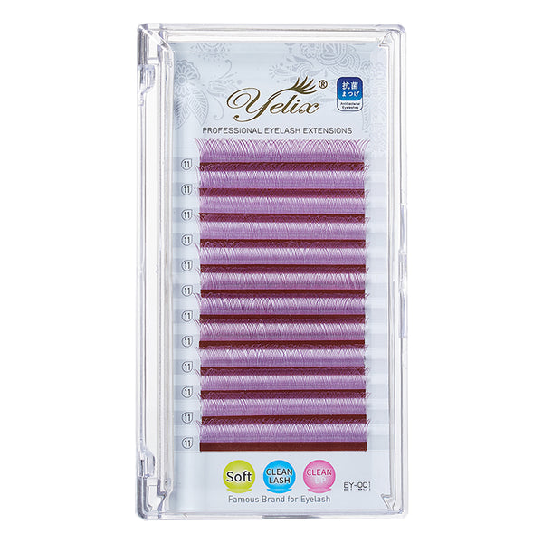 Yelix 0.07mm YY Colorful Auto Fan Eyelash Extensions